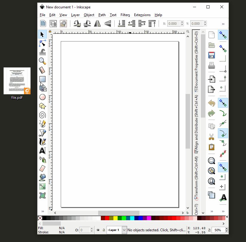 Inkscape open pdf all pages